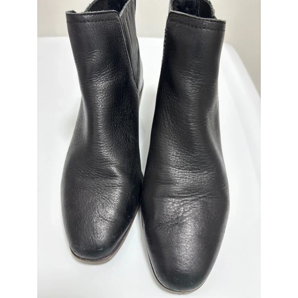Lucky Brand Black Leather Chelsea Ankle Boots Women's 7M